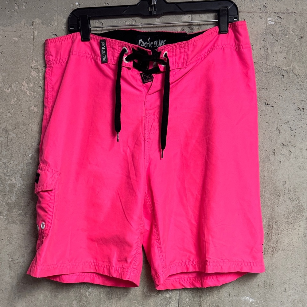 RokSak Men's Pink Swim Board Shorts